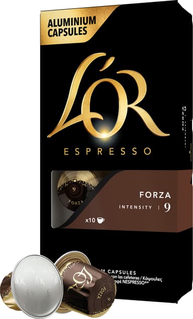 L'Or Forza 9 kaffekapslar (10 st)