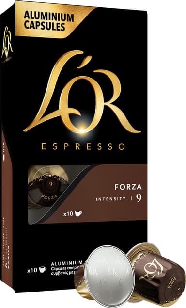 L'Or Forza 9 kaffekapslar (10 st)