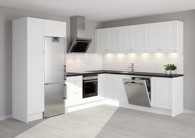 Fasett Offwhite Lådfront till köket 40x26