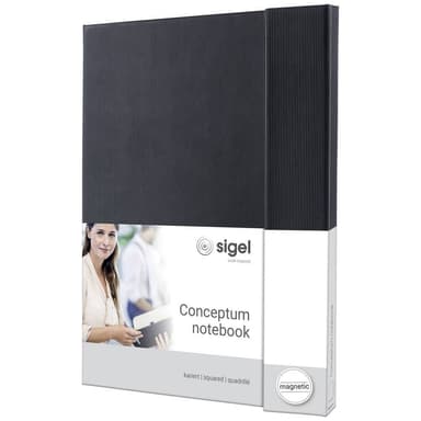 Sigel Anteckningsbok CONCEPTUM® CO151 rutat Svart Antal