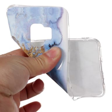 MTK Samsung Galaxy S9 SM-G960 TPU  - Marmor Baby Blue