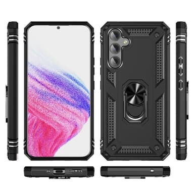 För Samsung Galaxy A54 5G Hybrid skal Finger Ring Metall Plåt