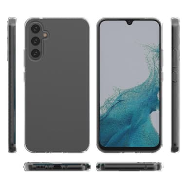 För Samsung Galaxy A34 5G Soft Slim TPU Fodral Skal Transparent