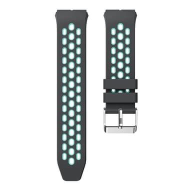 Dubbelfärg mjuk silikonarmband för Huawei Watch GT 2e - grå/grön