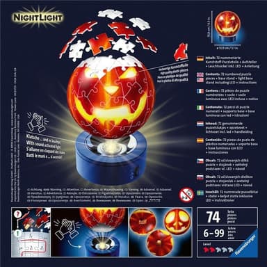 Ravensburger 3D Puzzle-Ball Pumpkin Night L