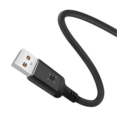 XO NB108 - Lightningkabel (2,1A) med Blinkande RGB-Ljus, 1m