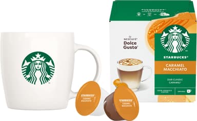 Nescafé Dolce Gusto Genio S Plus kapselmaskin Starbuckspaket