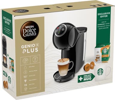 Nescafé Dolce Gusto Genio S Plus kapselmaskin Starbuckspaket