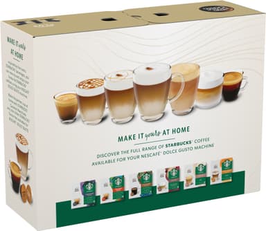 Nescafé Dolce Gusto Genio S Plus kapselmaskin Starbuckspaket