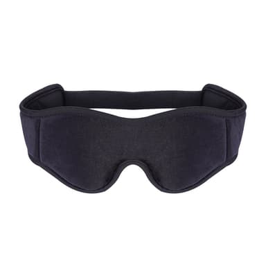 3D sömnögonmask Svart