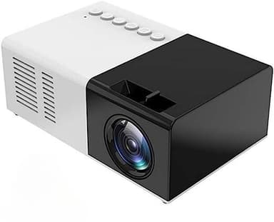 Bärbar miniprojektor 1280x720P med HDMI USB-gränssnitt / fjärrkontroll