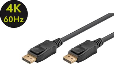 Goobay DisplayPort™-anslutningskabel 1.2 VESA, Guldpläterad