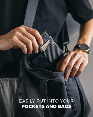 Pop-up kreditkortsfodral med RFID-skyddsplånbok Flerfärgad