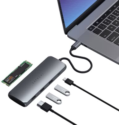 Satechi Hybrid SSD USB-C hubb