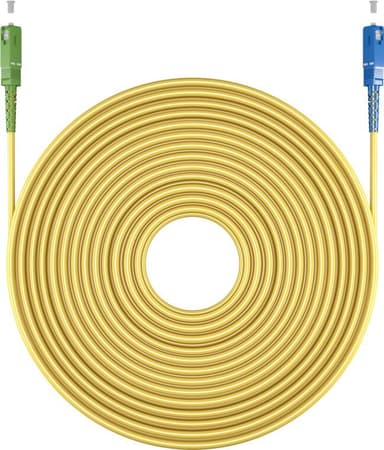 Goobay Fiberoptisk kabel (FTTH), Singlemode (OS2) Yellow, gul (Simplex