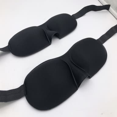 Smal 3D-sovmask 2-pack Svart
