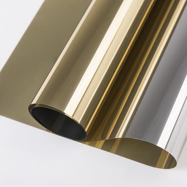 Fönsterfilm för insynsskydd med spegeleffekt Guld 60 x 200 cm