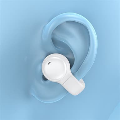 Ear-free / Bone conduction hörlurar Bluetooth 5.2 Vit