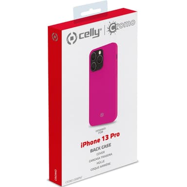 Cromo Soft rubber case iPhone 13 Pro Fl Pink