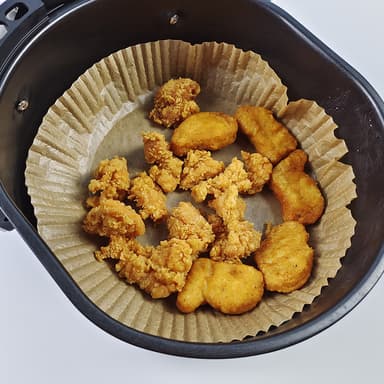 INF Engångs Air Fryer pappersfoder 100-pack Flerfärgad 20 cm