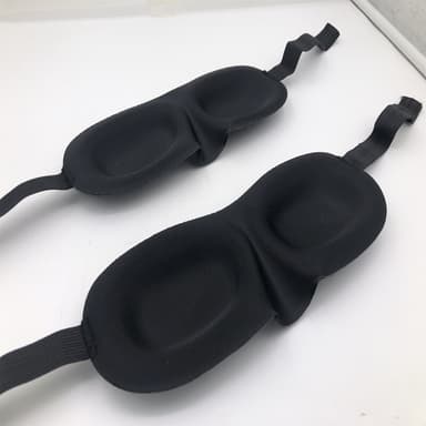 Smal 3D-sovmask 2-pack Svart