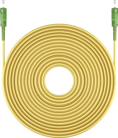 Goobay Fiberoptisk kabel (FTTH), Singlemode (OS2) Yellow, gul (Simplex