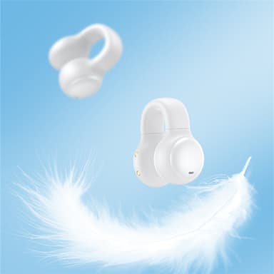 Ear-free / Bone conduction hörlurar Bluetooth 5.2 Vit