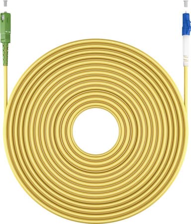 Goobay Fiberoptisk kabel (FTTH), Singlemode (OS2) Yellow, gul (Simplex