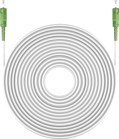 Goobay Fiberoptisk kabel (FTTH), Singlemode (OS2) White, vit (Simplex)