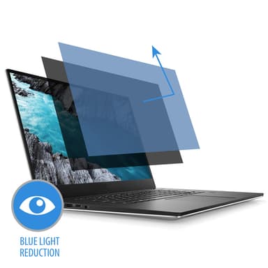 V7 PS156W9, 39,6 cm (15.6""), 16:9, Netbook, Privatfilter för ramlösa d