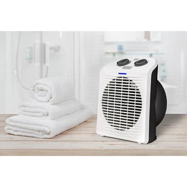 BLACK+DECKER Värmefläkt 2000W IP21 Vit