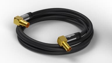 Goobay TV-antennkabel (135 dB), 4x skärmad