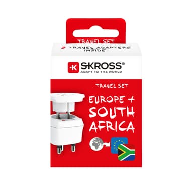 SKROSS El-Adapter Sydafrika/Europa