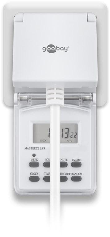 Goobay Set med 2, digital timer IP44