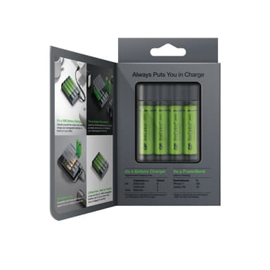Charge AnyWay Batteriladdare och Powerbank