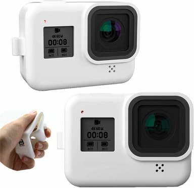 INF GoPro Hero 8 Black skal silikon Vit