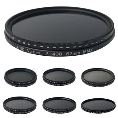 4-pack makro närbildsfiltersats (1, 2, 4, 10 dioptrifilter) för kamera
