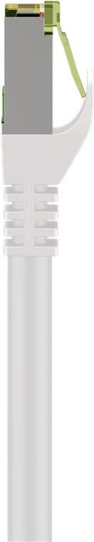Goobay RJ45 patchkabel med CAT 8.1 S/FTP råkabel, AWG 26, vit