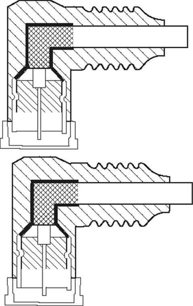 SAT-antennkabel (135 dB), 4x skärmad