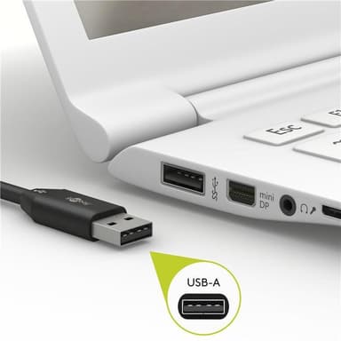 Goobay USB-C™ laddnings- och synkroniseringskabel (USB-A > USB-C™)