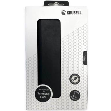 Phone Wallet Galaxy S22+ Svart