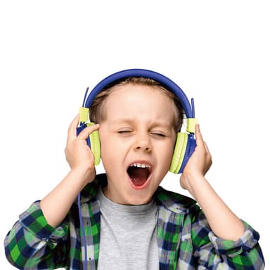 THOMSON Hörlur On-Ear Barn max 85dB Blå