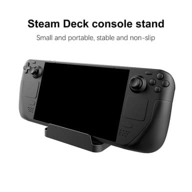 Ställ / hållare för Steam Deck / Nintendo Switch / telefon Svart