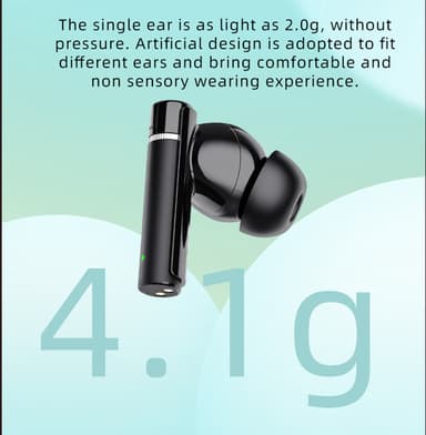 Trådlösa hörlurar power display Bluetooth 5.3