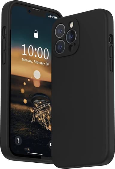 INF iPhone 13 Pro skal mjukt silikon Svart