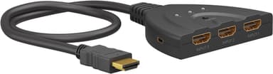 Goobay Manuell HDMI™-omkopplare 3 till 1 (4K   60 Hz)