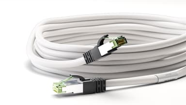 Goobay RJ45 (CAT 6A, 500 MHz) patchkabel med CAT 8.1 S/FTP rå kabel, v