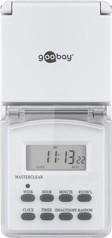Goobay Set med 2, digital timer IP44