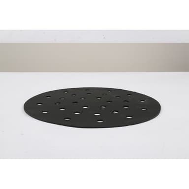 Återanvändbar Air Fryer Liner Silikon Rund 23x23 cm Svart