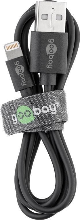 Goobay Lightning USB-kabel för laddning och synkronisering